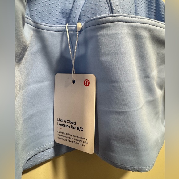 Lululemon Sinatra Blue Like a Cloud Longline Bra B/C *Dot - Picture 9 of 13